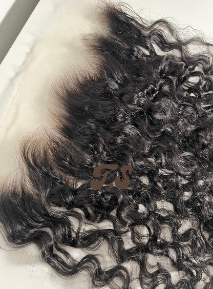 RAW VIETNAMESE CURLY PRE PLUCKED HD 13X4 FRONTAL (New)  *PRE ORDER*